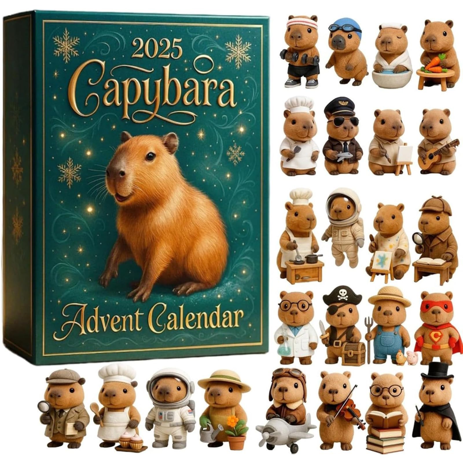 🔥Last Day 49% OFF -2025 Capybara Advent Calendar