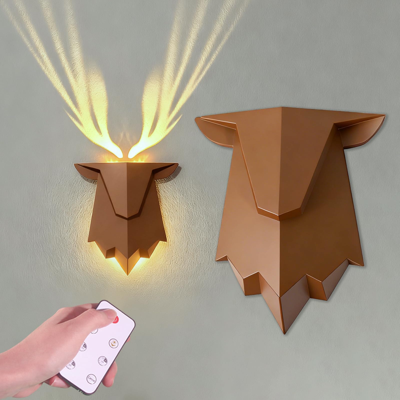 Deer Antler Shadow Lamp