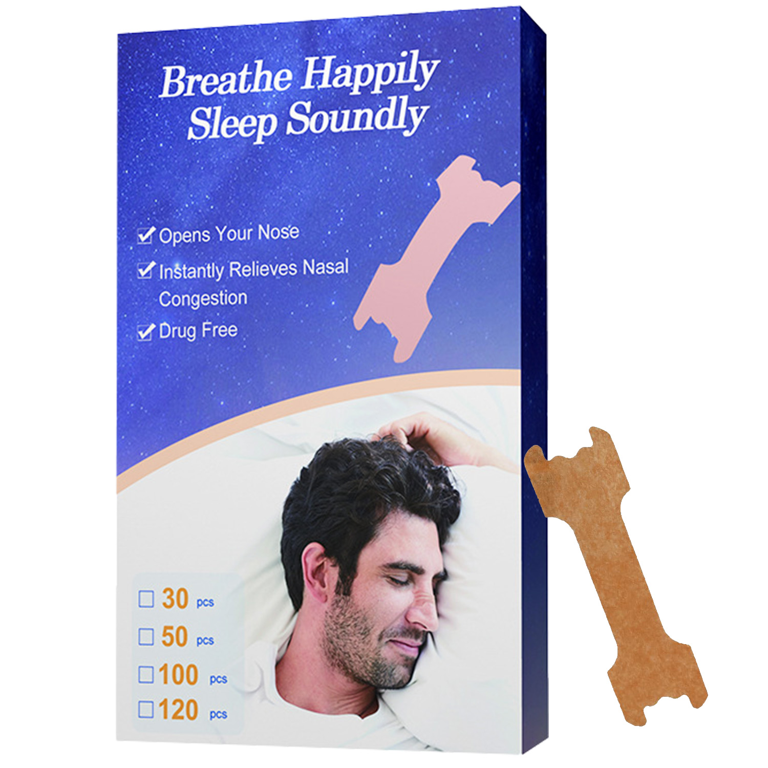 120 Count Nasal Strips for Snoring