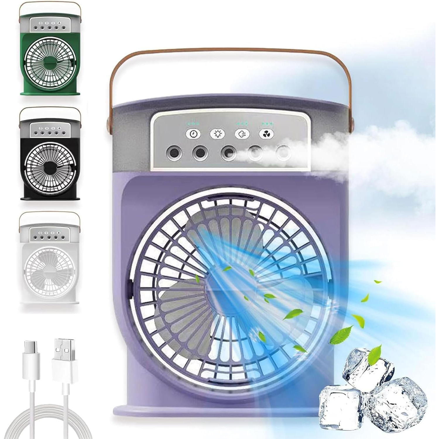 [Copy]3 in 1 Air Cooler, save more electricity+FREE Sun Protection Film Glass Film