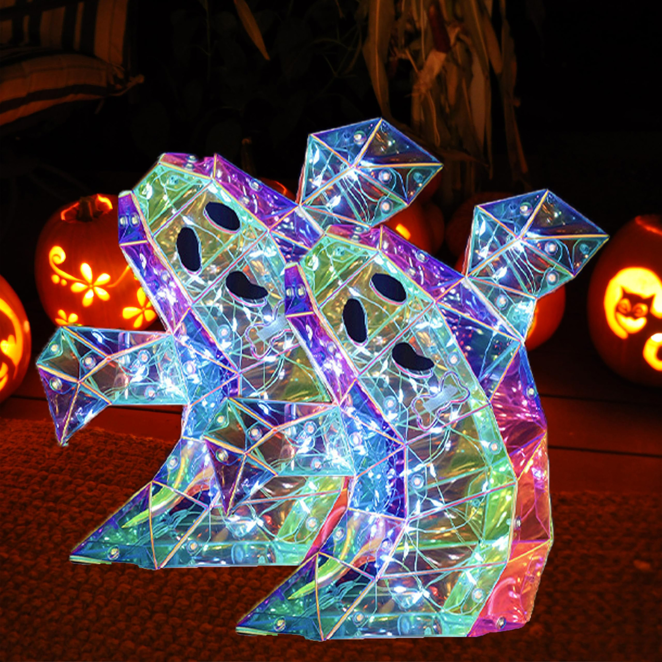 Prismatic Iridescent Spooky Ghost