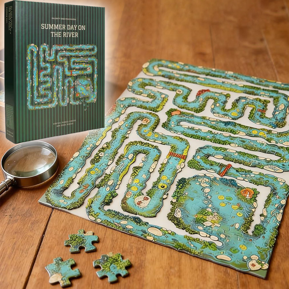 🧩 All-Edge Jigsaw Challenge — 🤯 Every Piece Is a Challenge