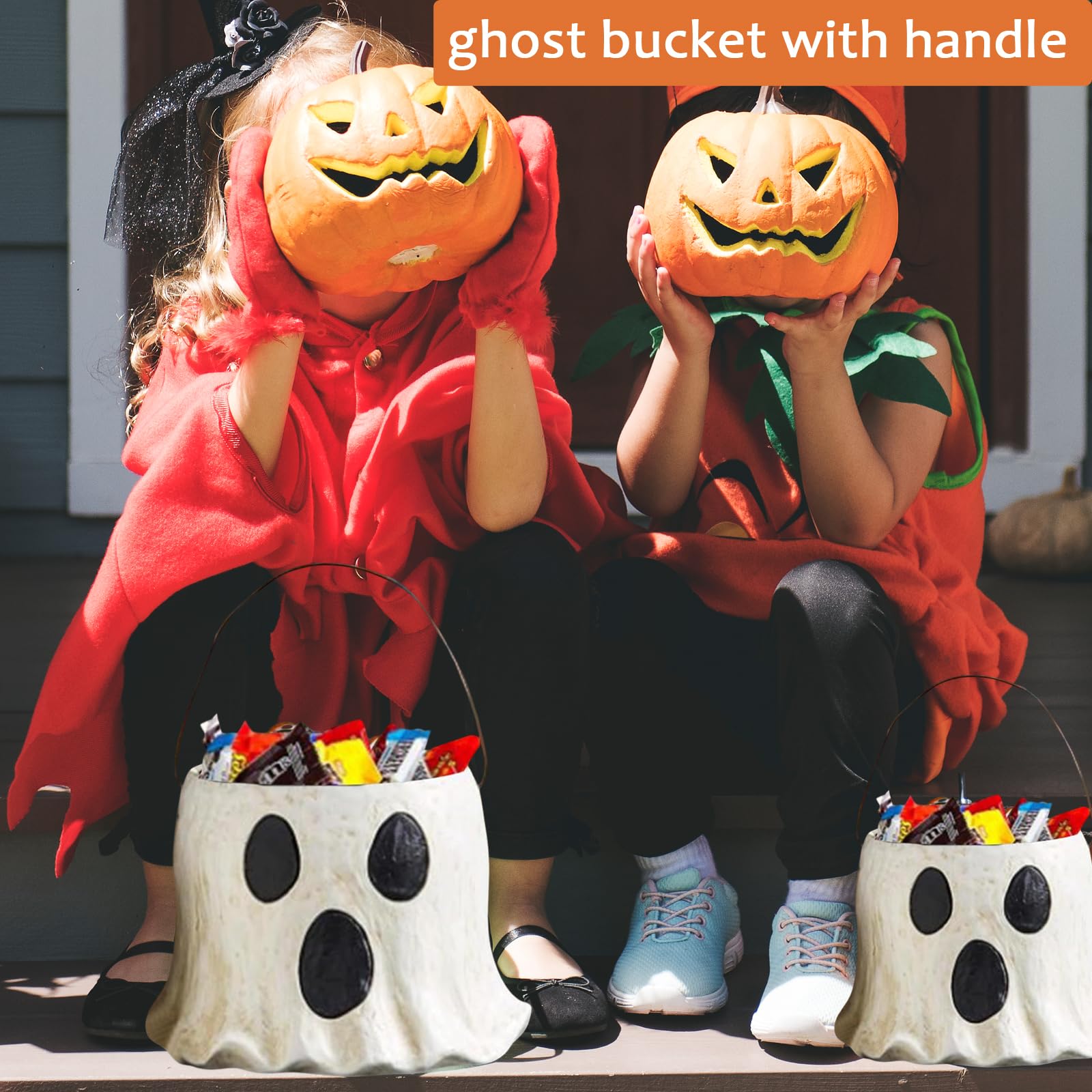 2024 New Cutest Ghost Bucket, Ghost Barrel, Halloween Planter