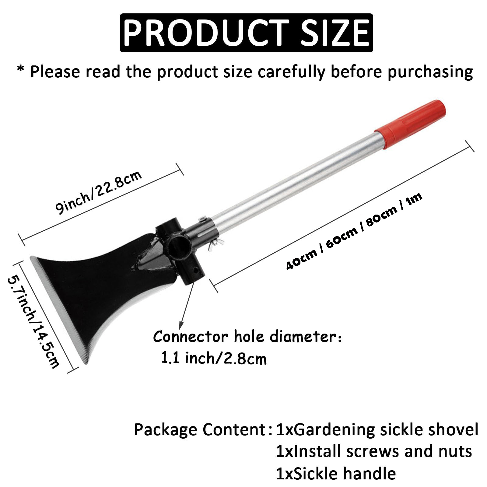 Multifunctional Gardening Sickle Shovel