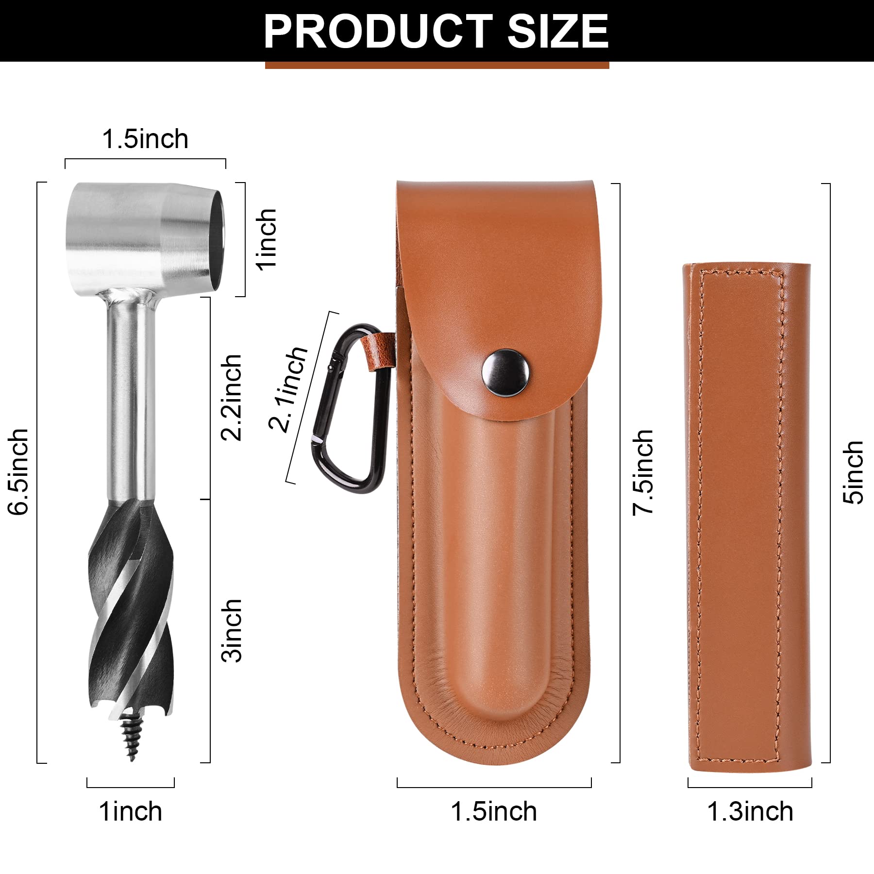 🔥Bushcraft Settlers Tool Survival Hand Auger Wrench