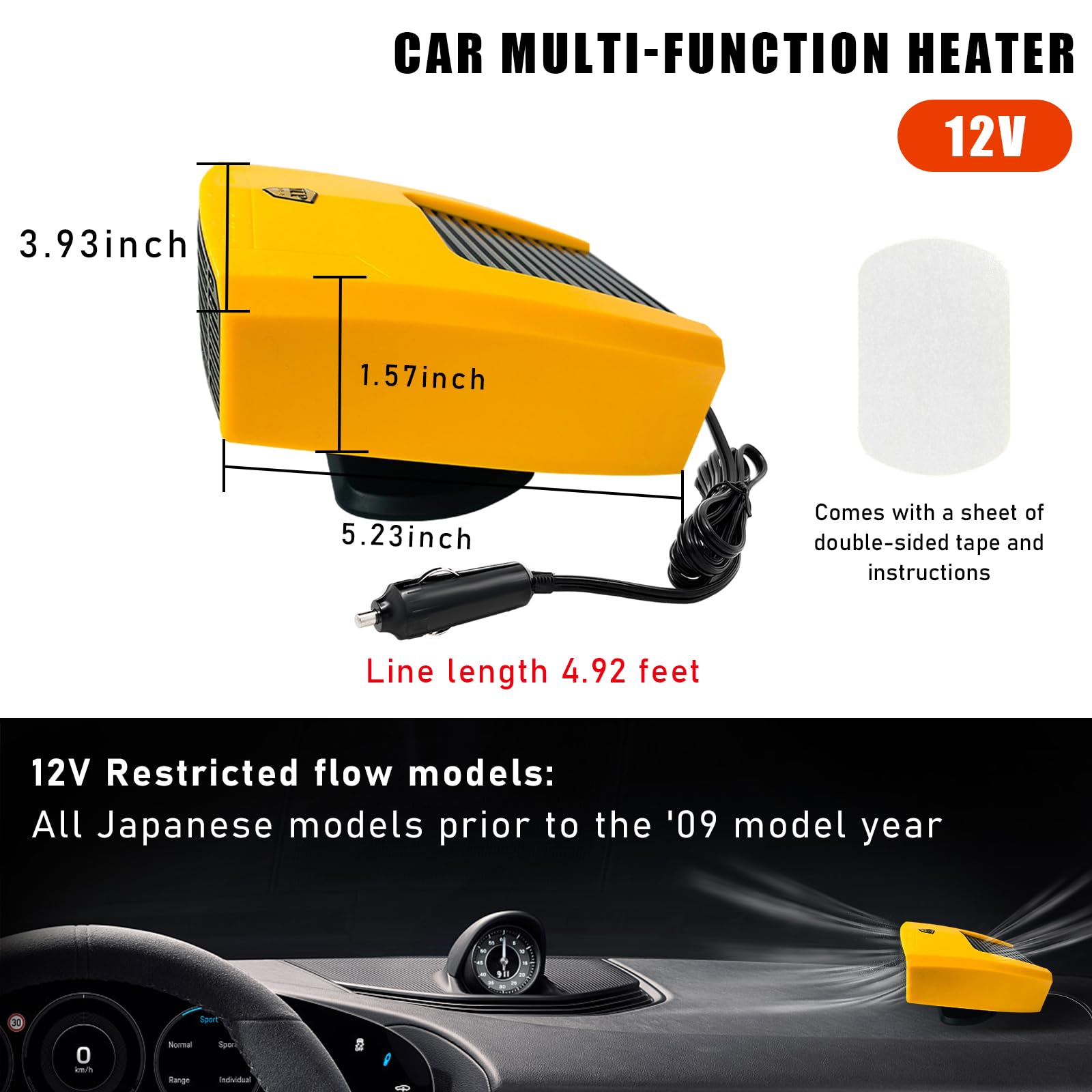 🎁Hot Sale - Portable Car Heater