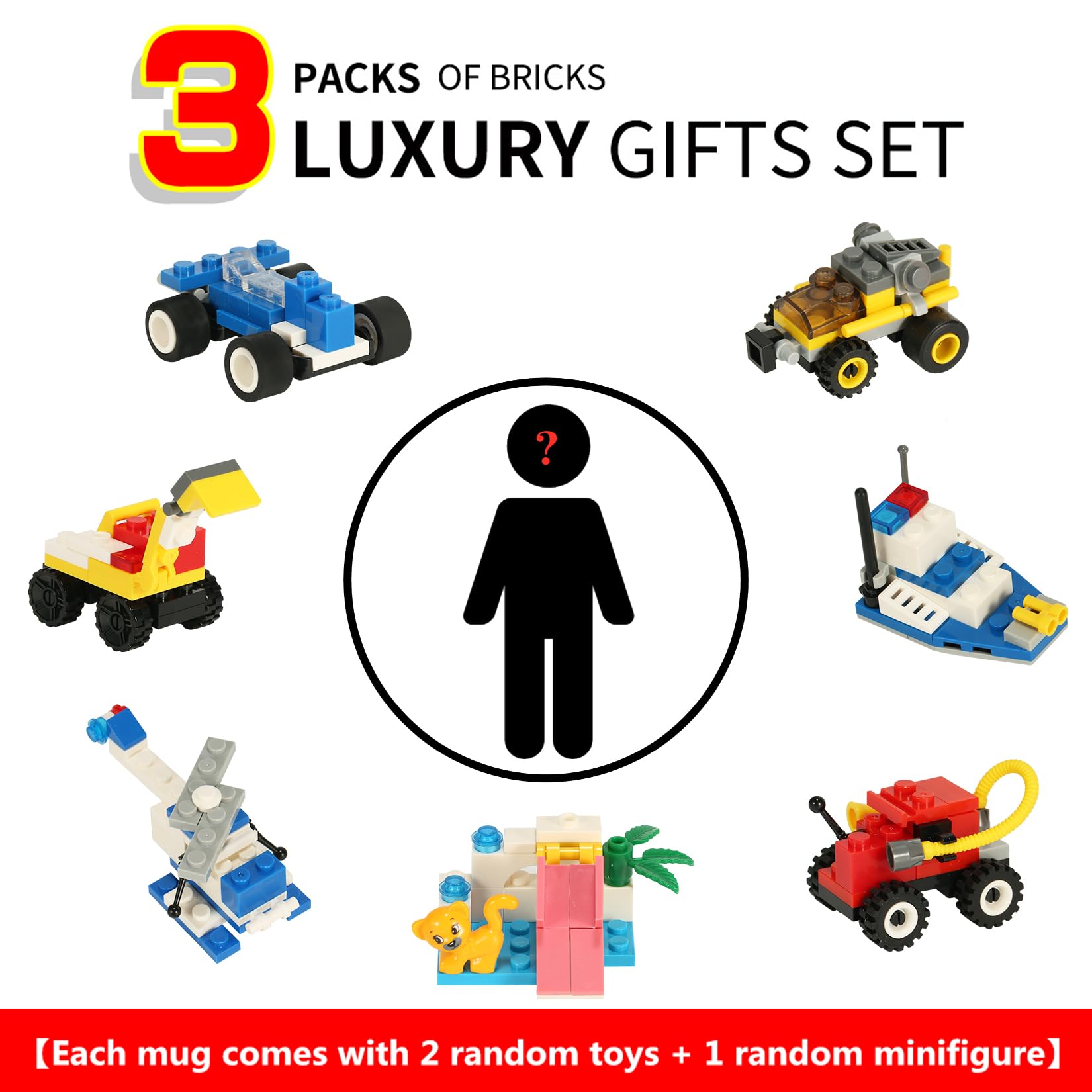 Welnax™ Funny DIY Novelty Build on Brick Mug