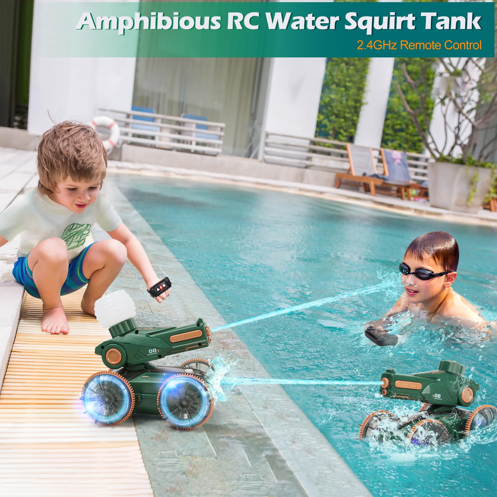 Remote Control Car Water Squirt Tank