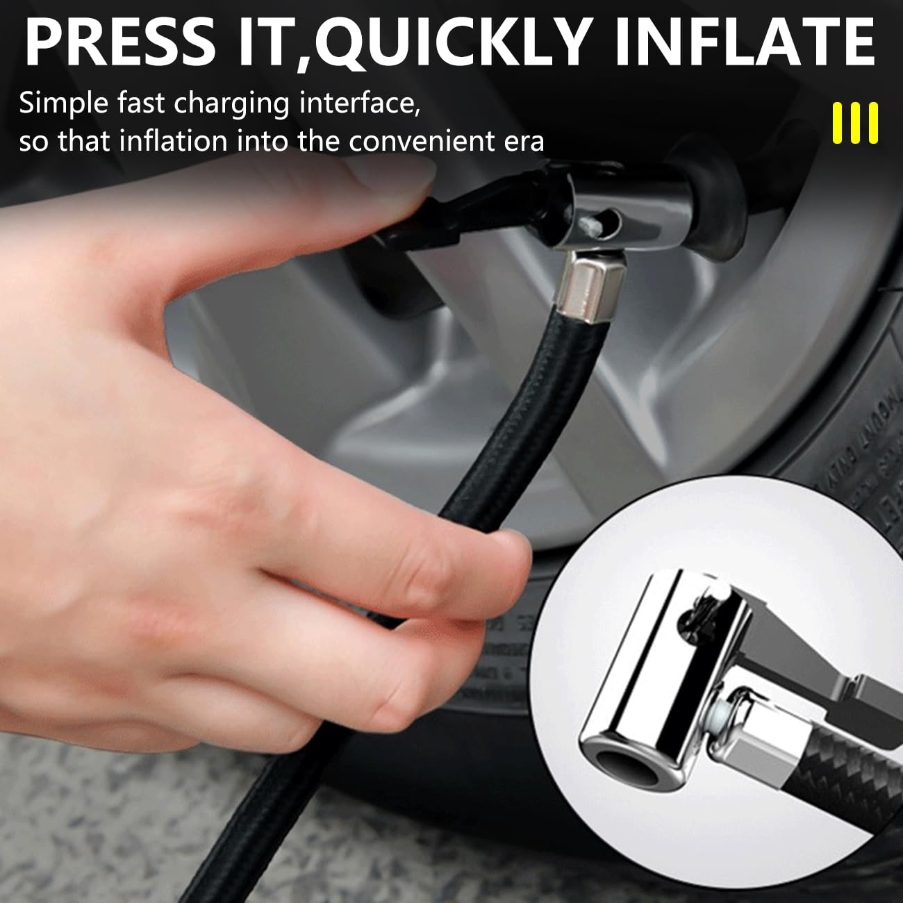 Cordless Air Compressor Tire Inflator