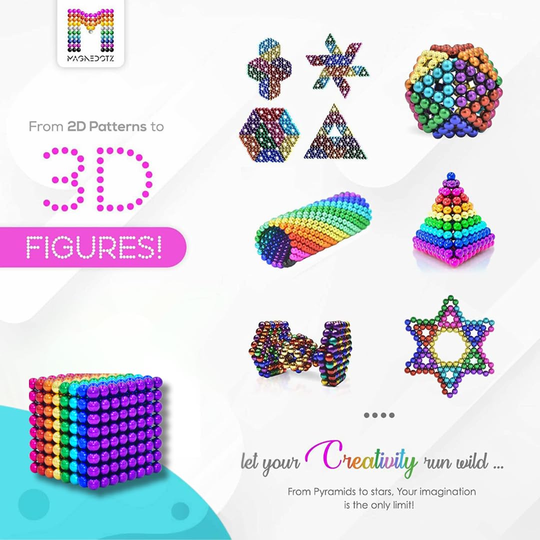 3D Puzzle Magnetic Balls - 216 magnetic balls
