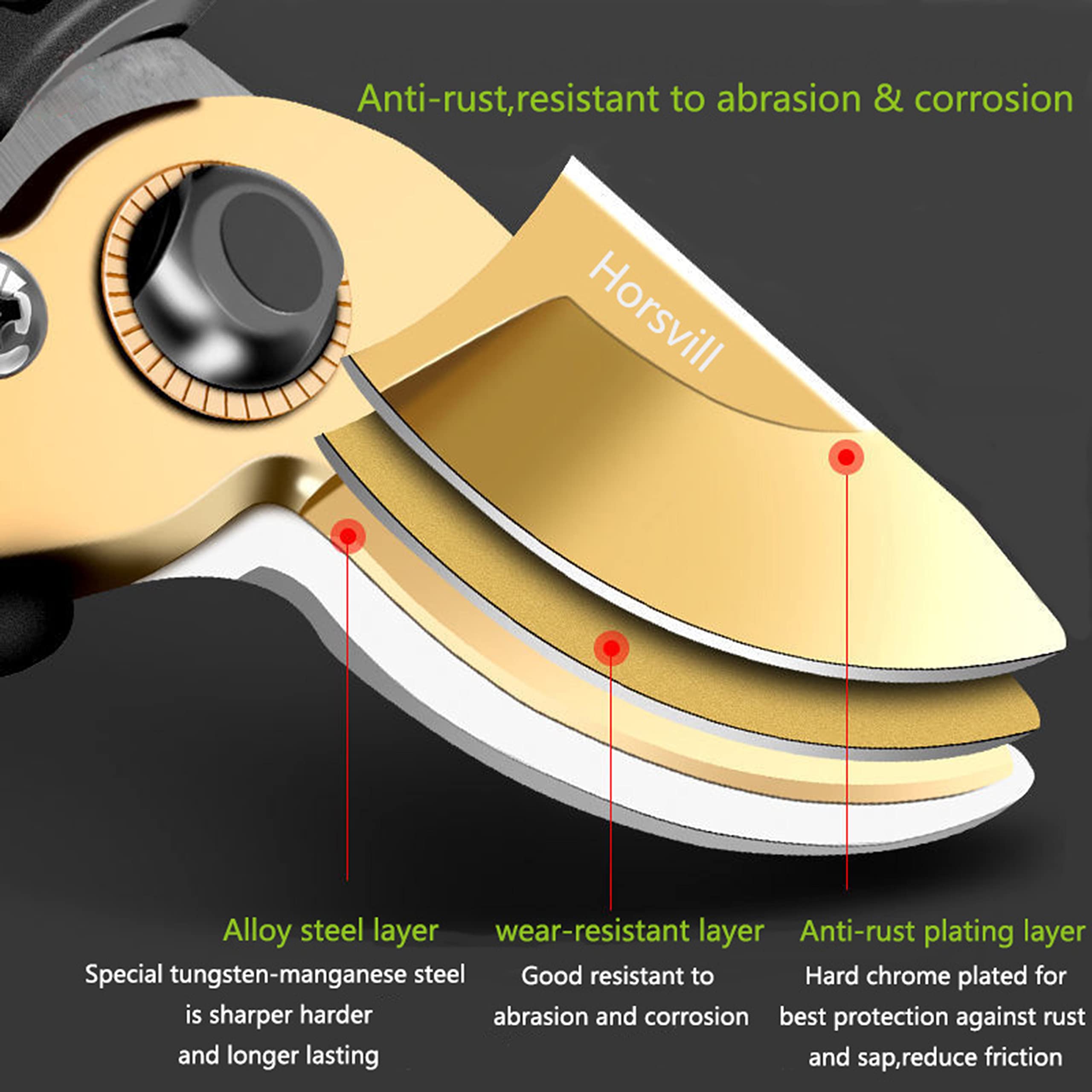 Durable Heavy-Duty Pruning Shears