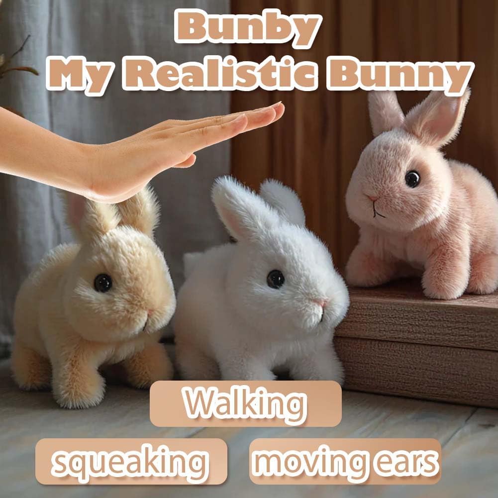 🔥2025 New Arrival 🐇Bunby - My Realistic Bunny Toy