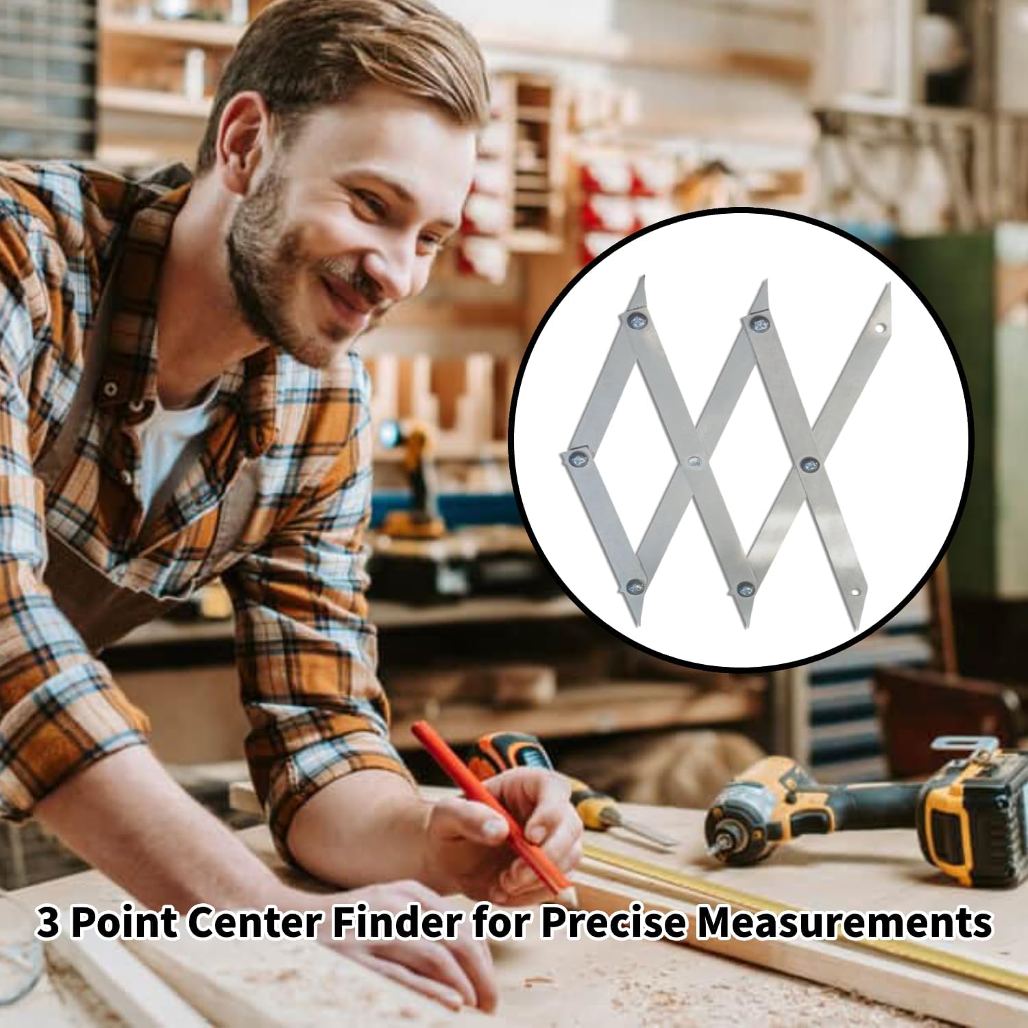 🔥Promotion Save- 49% OFF🔥- Picket Master Pro 3 Point Center Finder for Precise Measurements