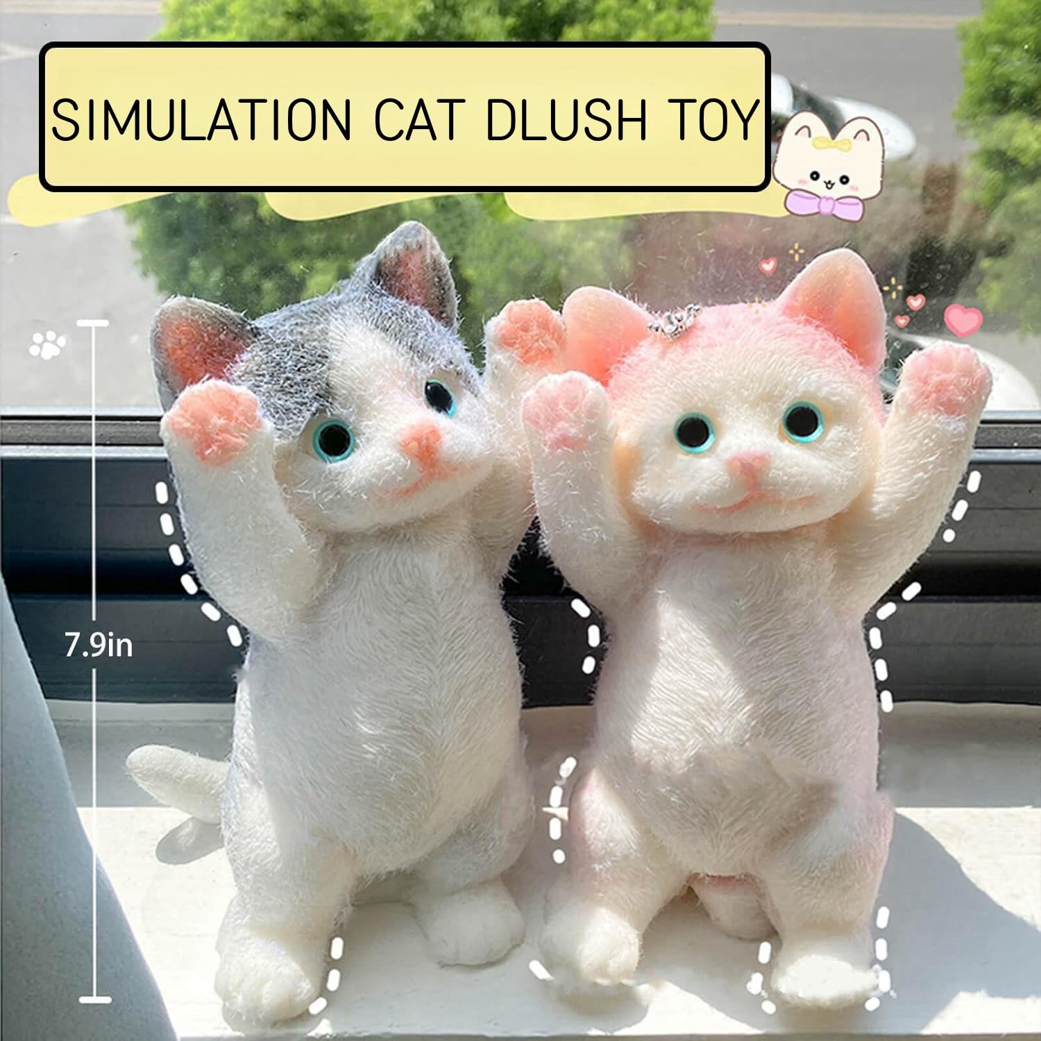 🐱3DTaba Squishy Cat，Finger Stress Relief Toys