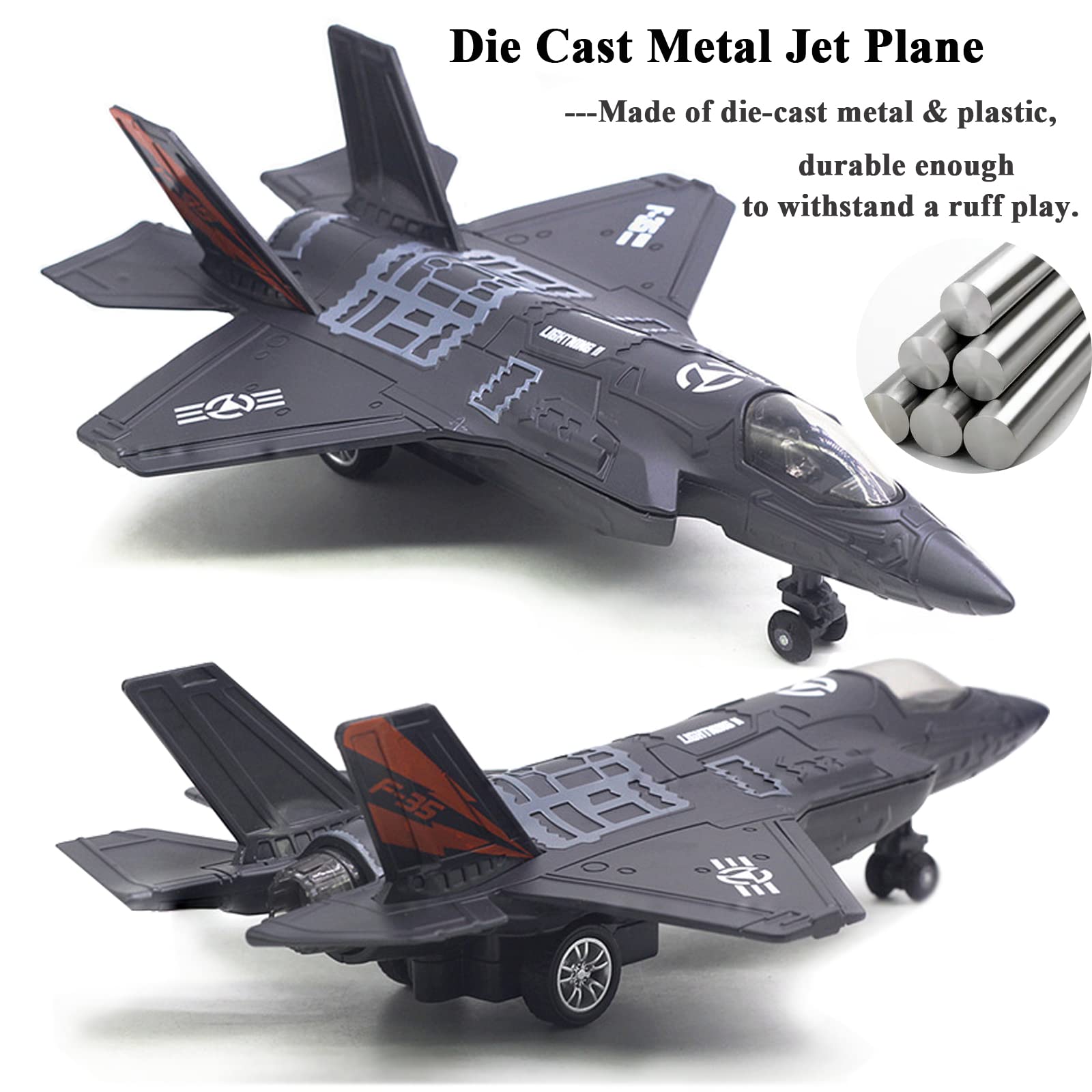 Metal Fighter Jet Military Plane Model