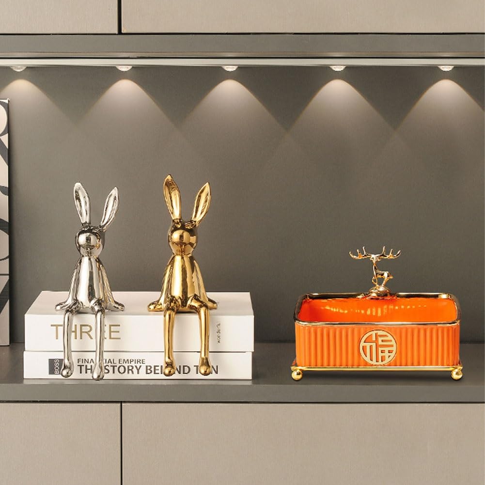 🐰🎉49% off -Golden Bunny Decorative Rabbit Figurines