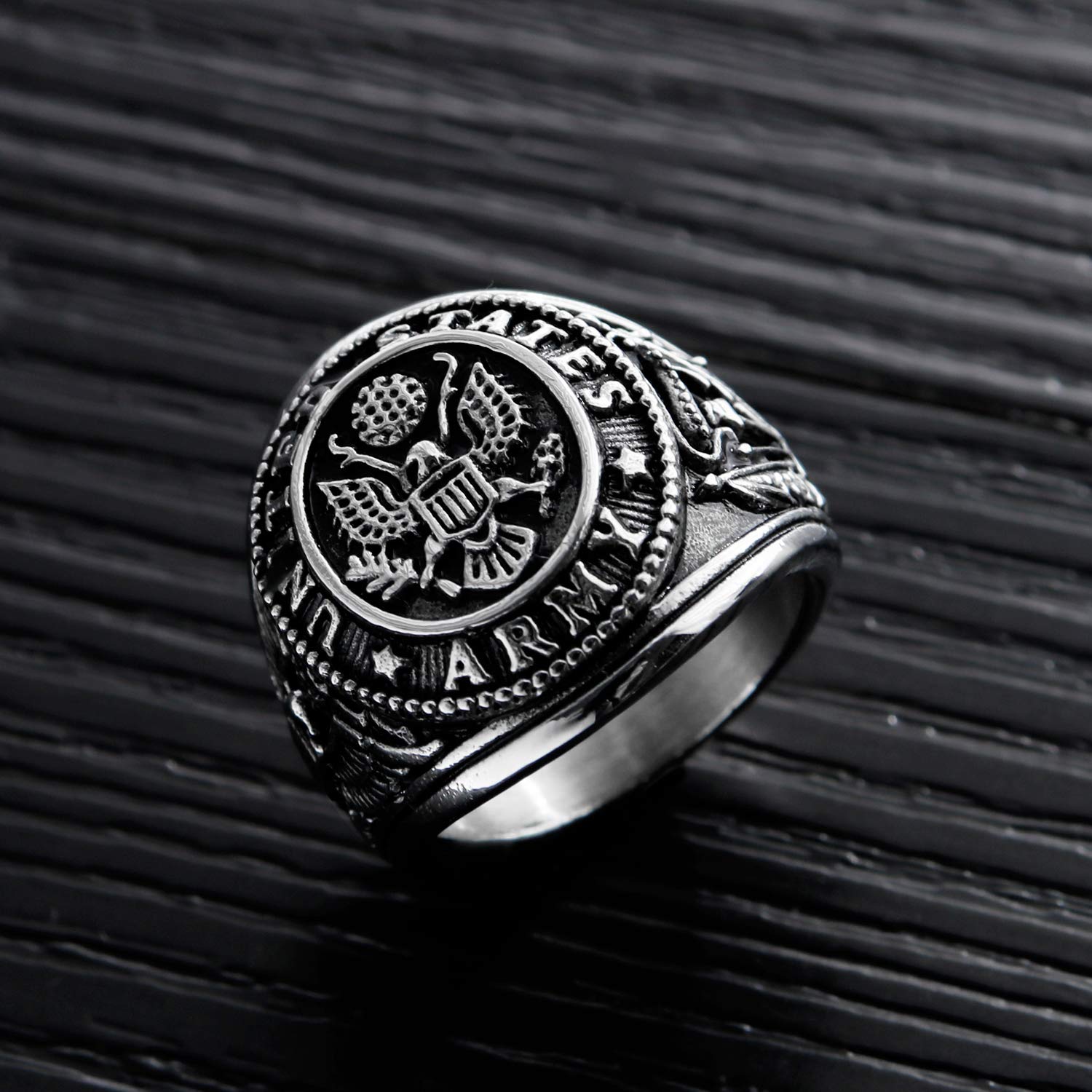 US Military Vintage Eagle Ring