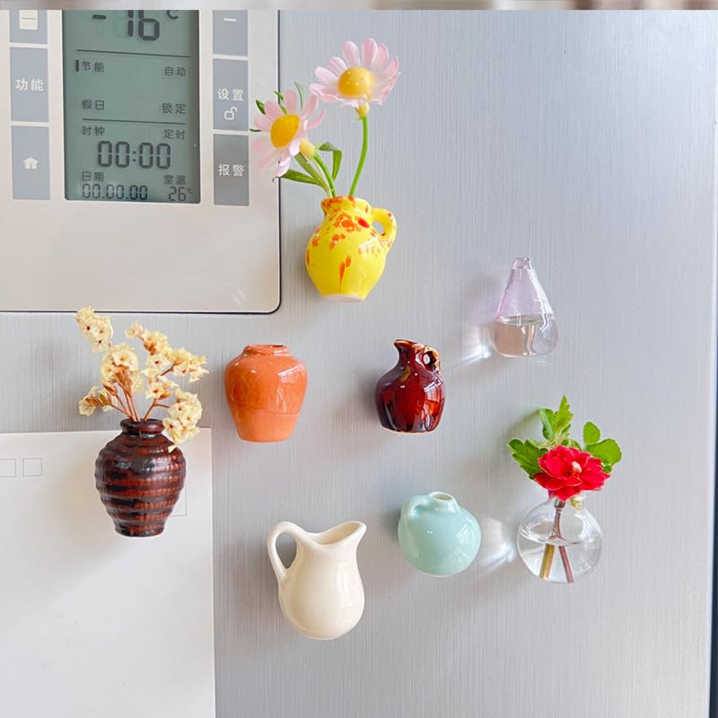 Mini Ceramic Magnetic Vase