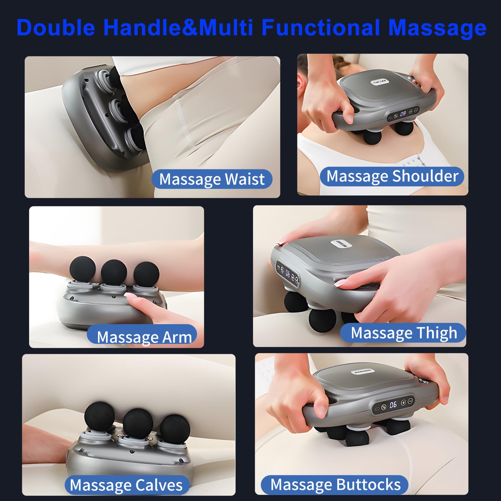 🔥Last Dat 49% OFF🔥Professional Six-head Automatic Fascia Massager