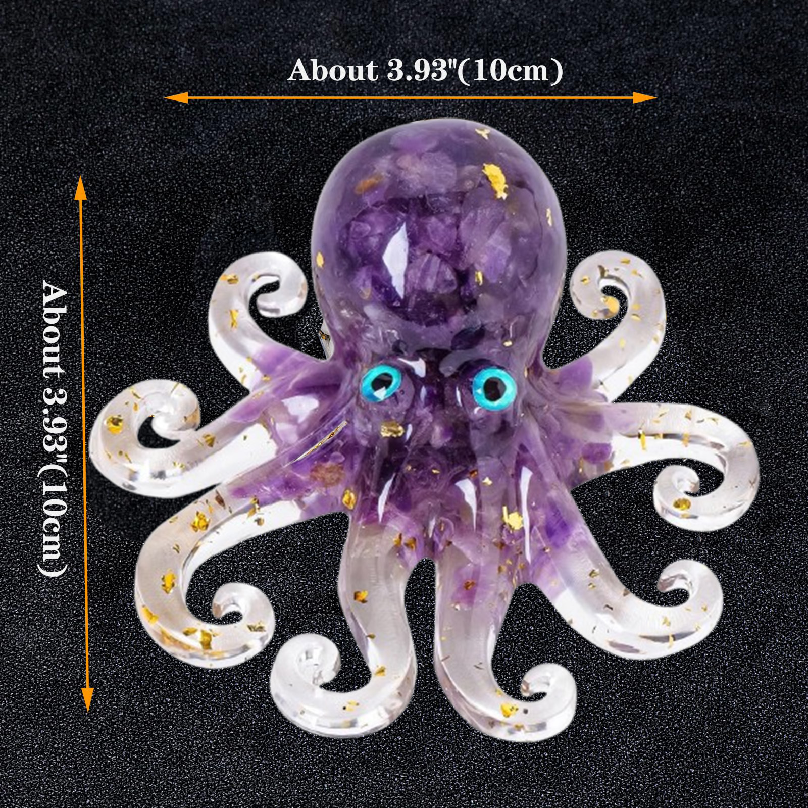 Crystal Octopus Figurine