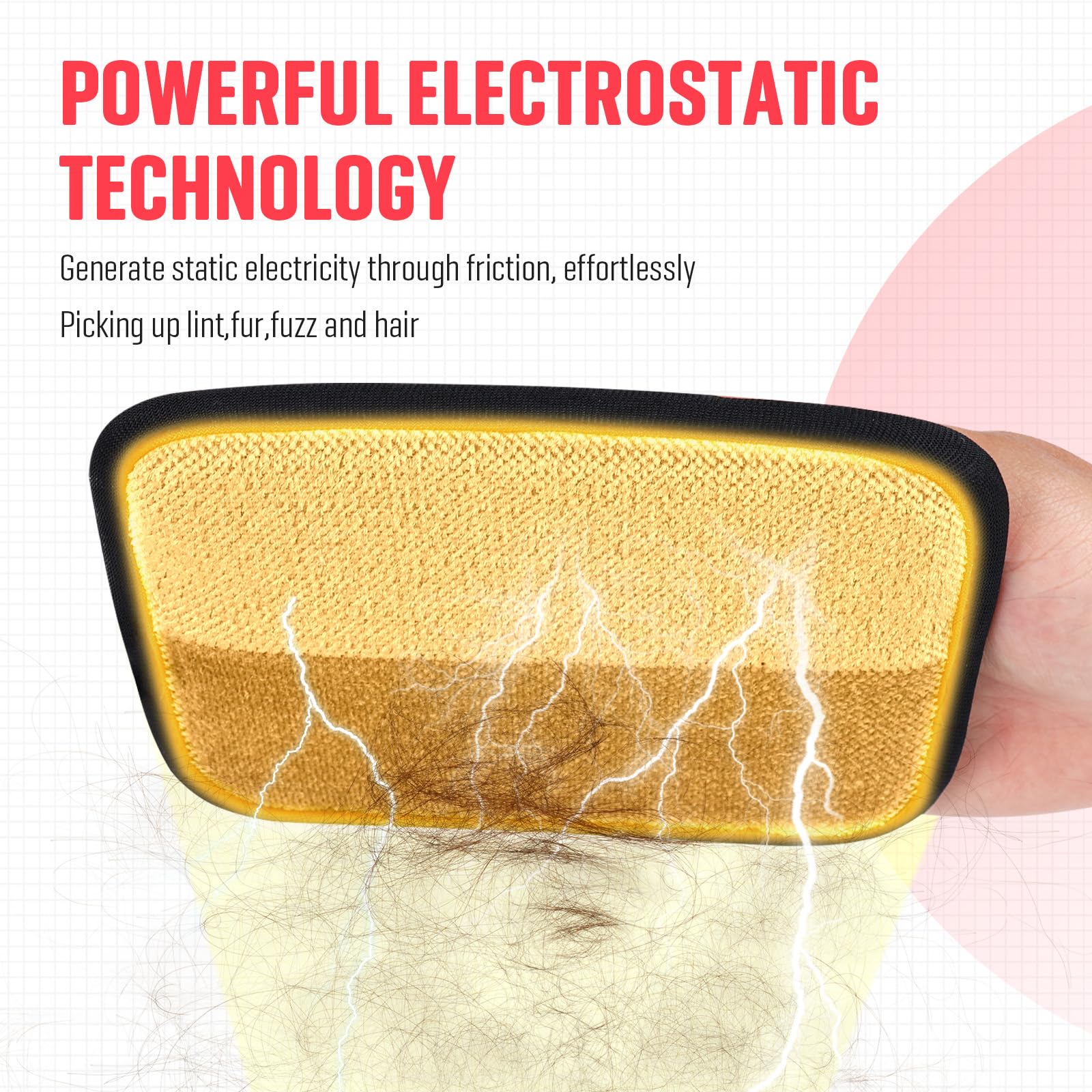 Electrostatic Gloves Pet Hair Removal -3 Pack