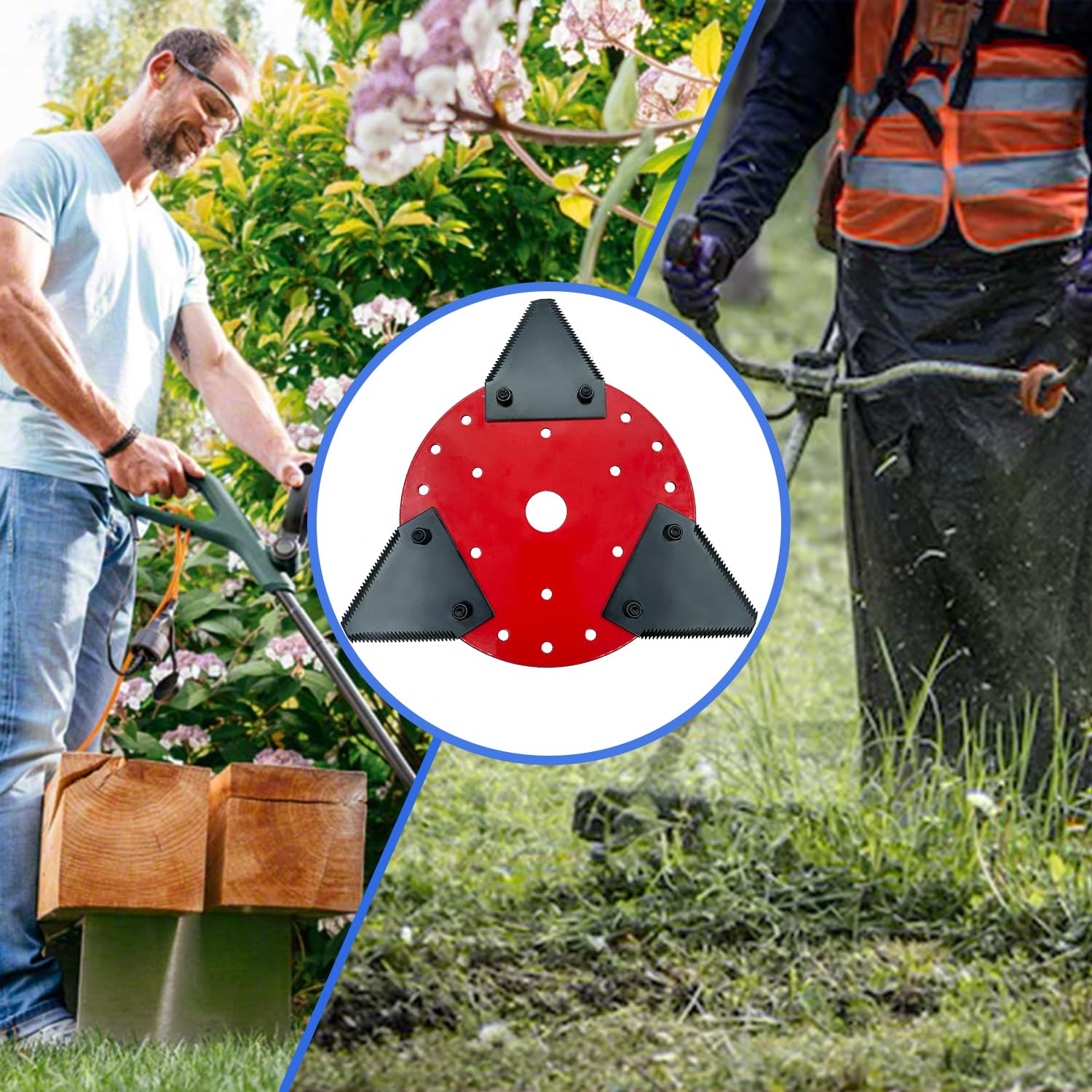 Steel Weed Trimmer Head Brush Cutter Blade