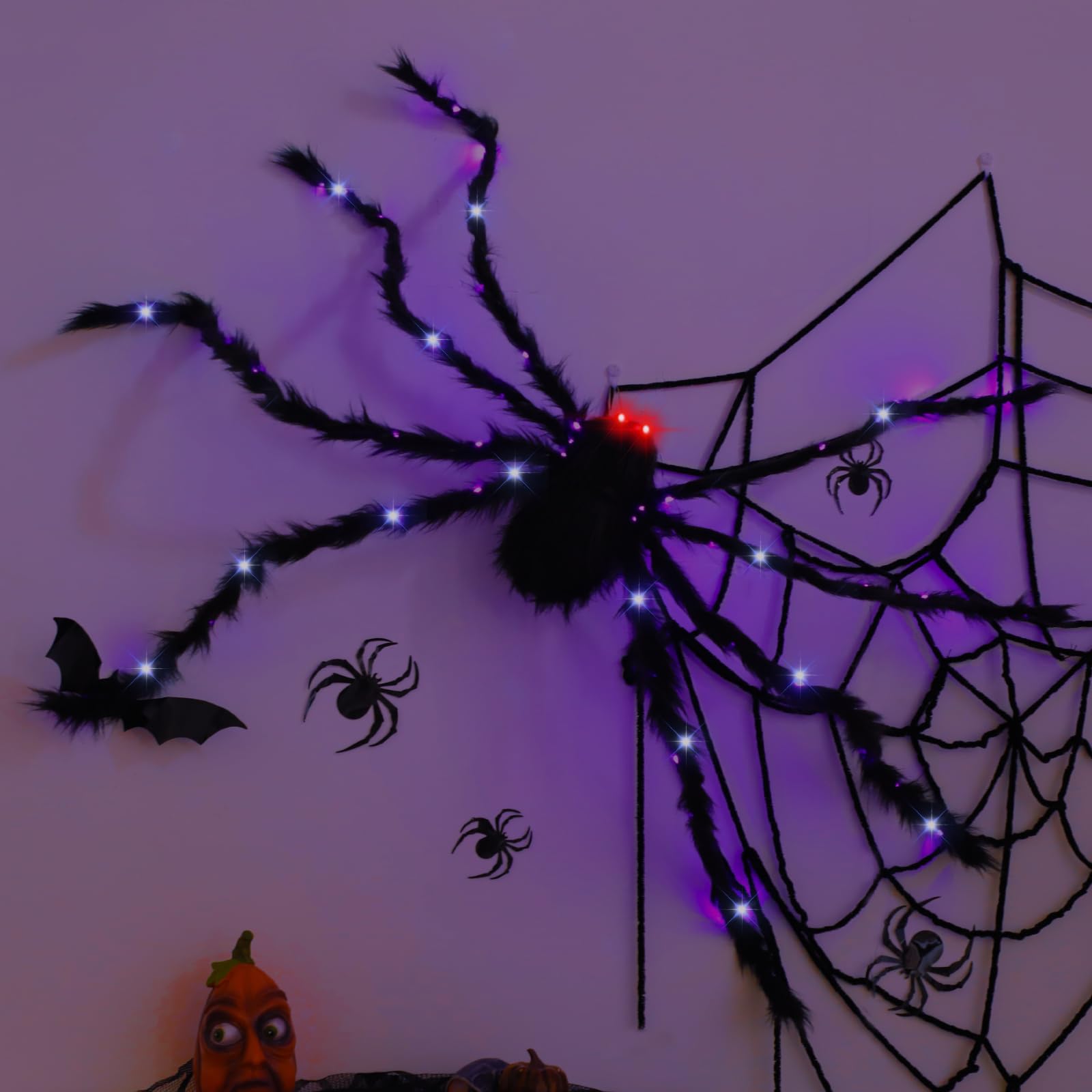 Halloween Decorations 4.9 FT Giant Spider