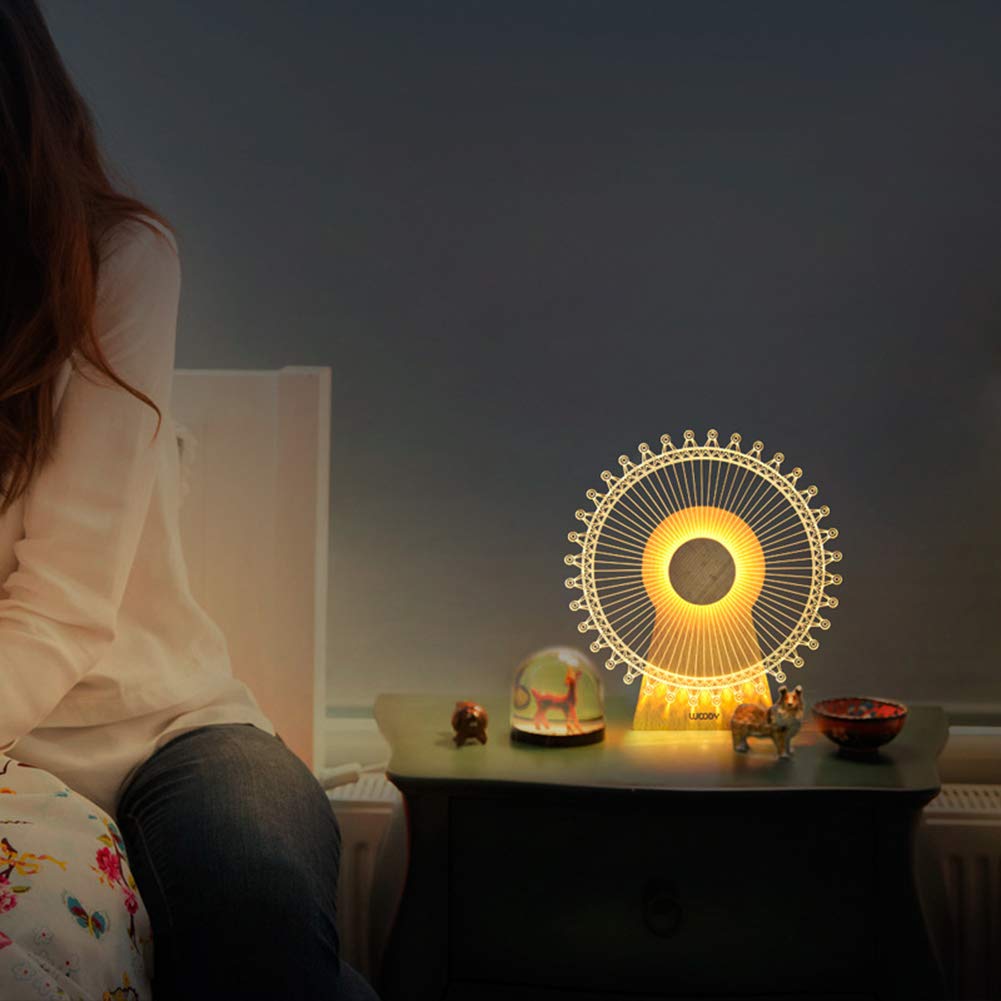 Windmill Rotating LED Light