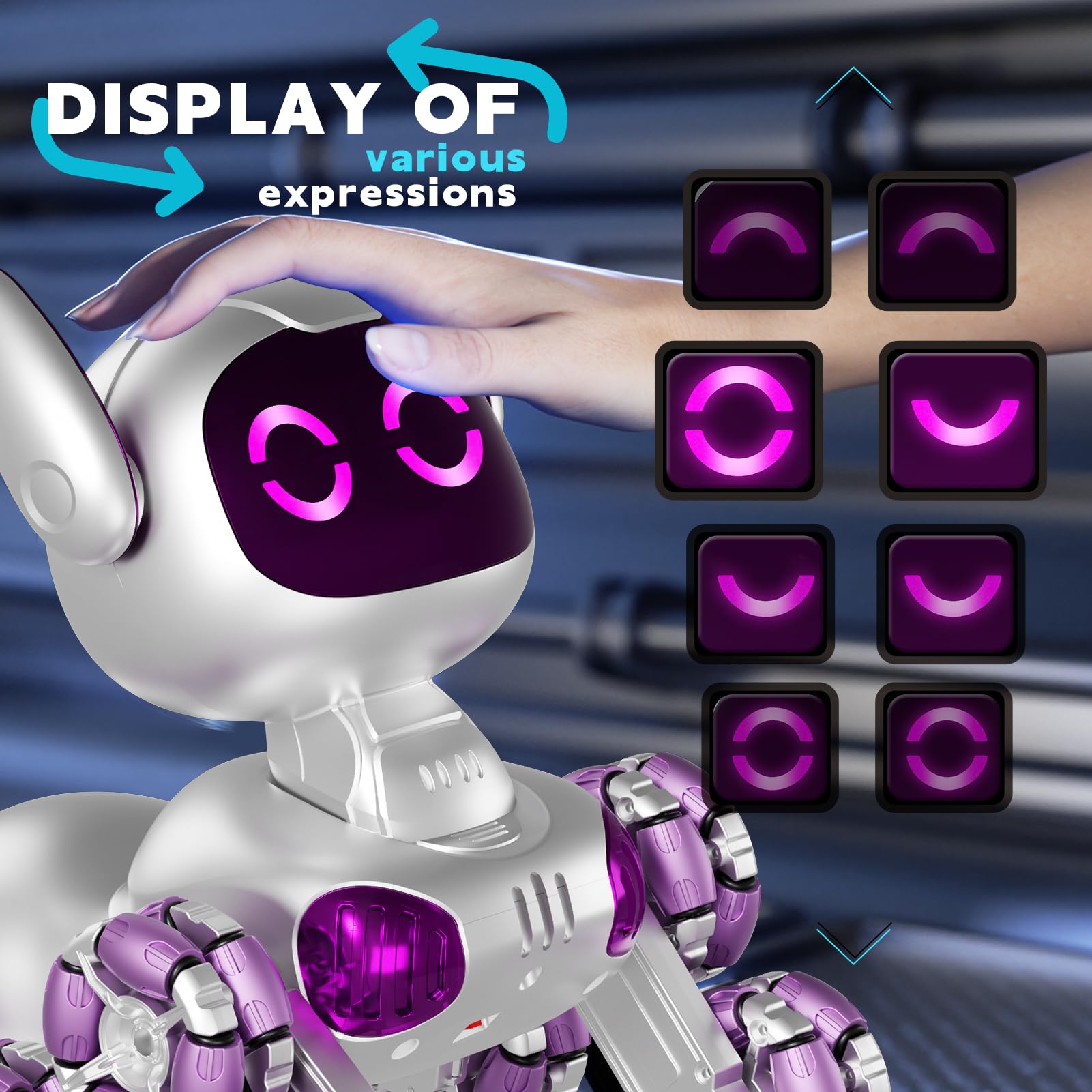 Remote Control Robots Dog Toys with Auto-Demonstration