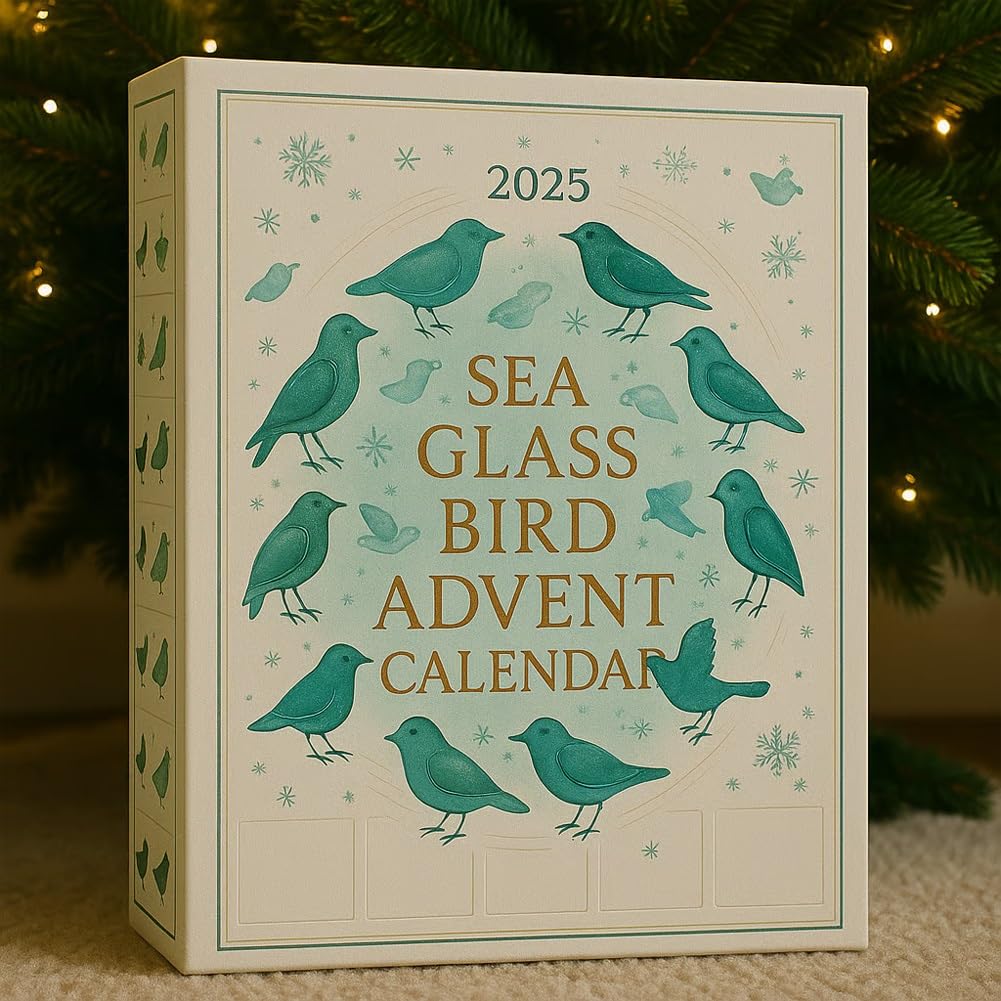 LAST DAY 50% OFF--🐦Sea Glass Bird Advent Calendar 2025