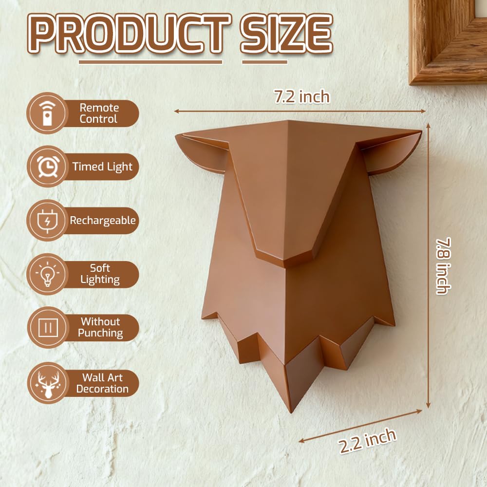 Deer Antler Shadow Lamp