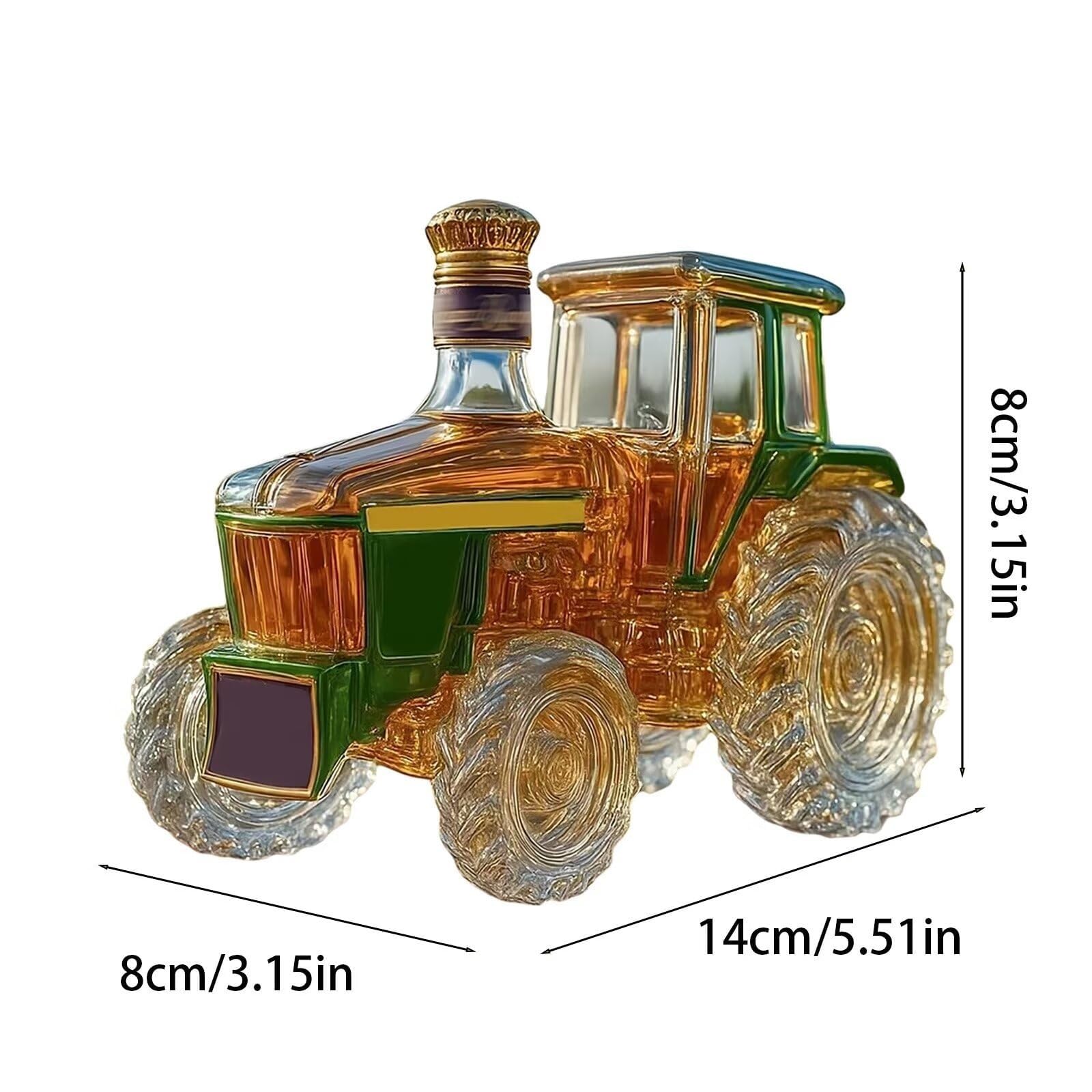 Classic Tractor Whiskey Bottle