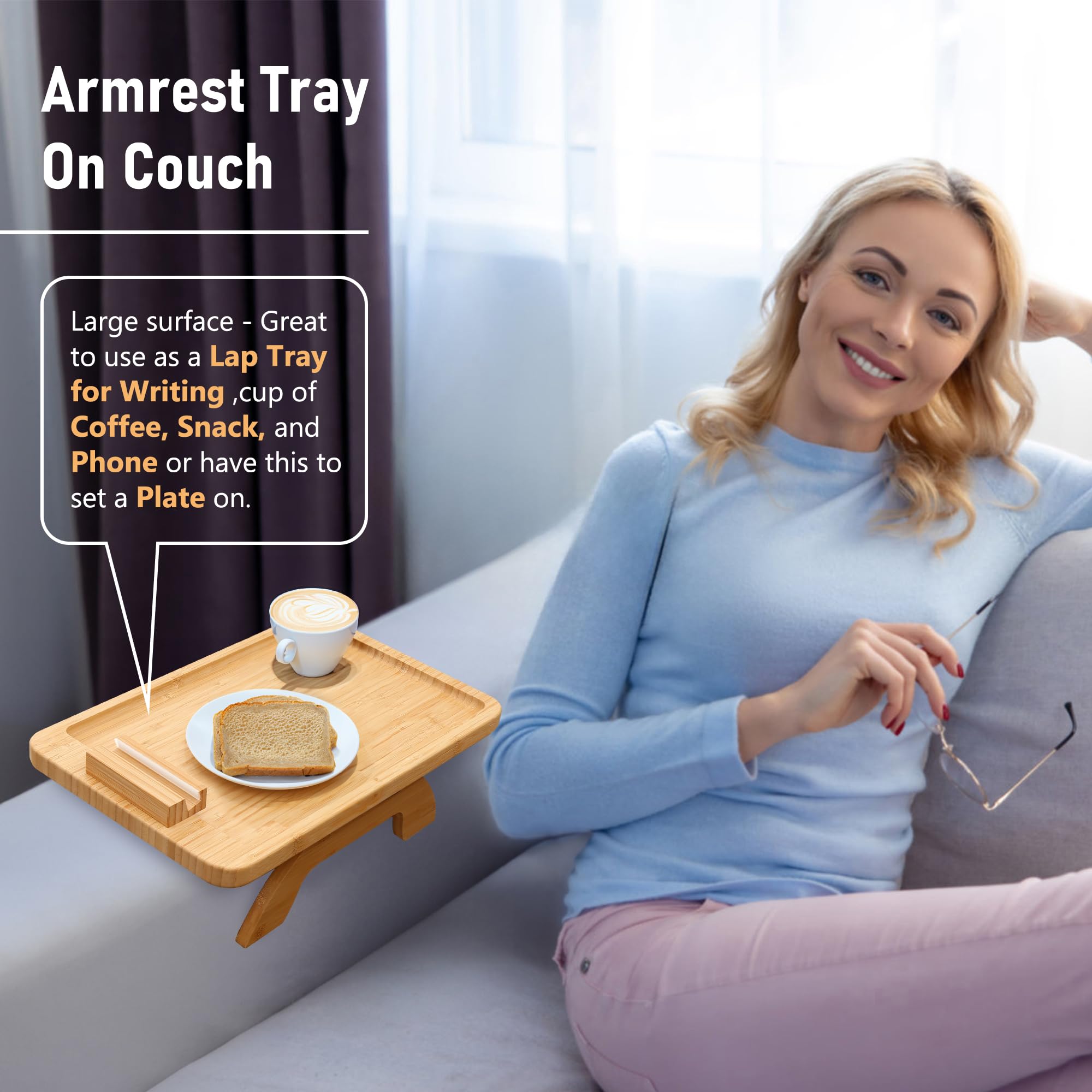 Sofa Armrest Tray