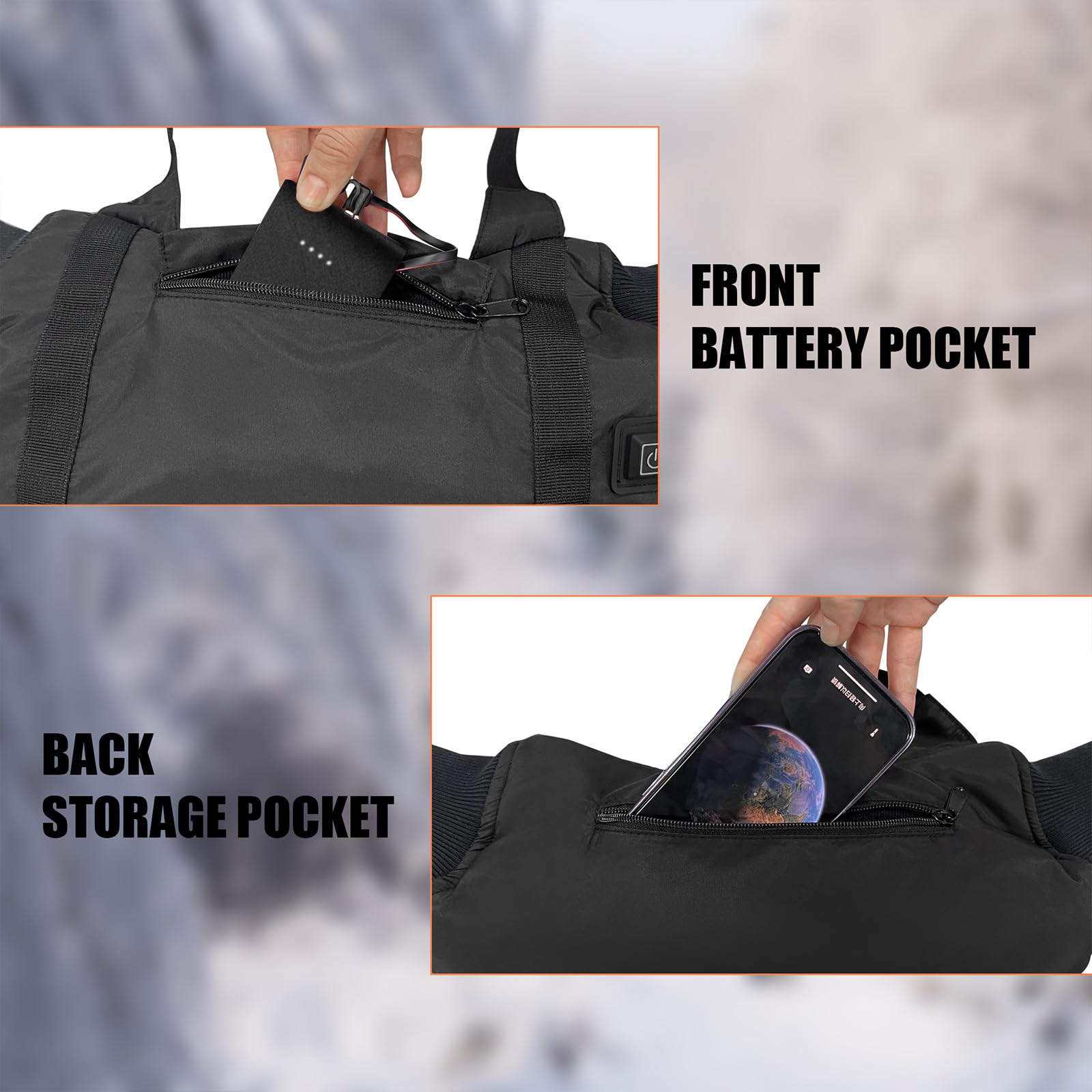 Electric Heated Hand Warmer Pouch