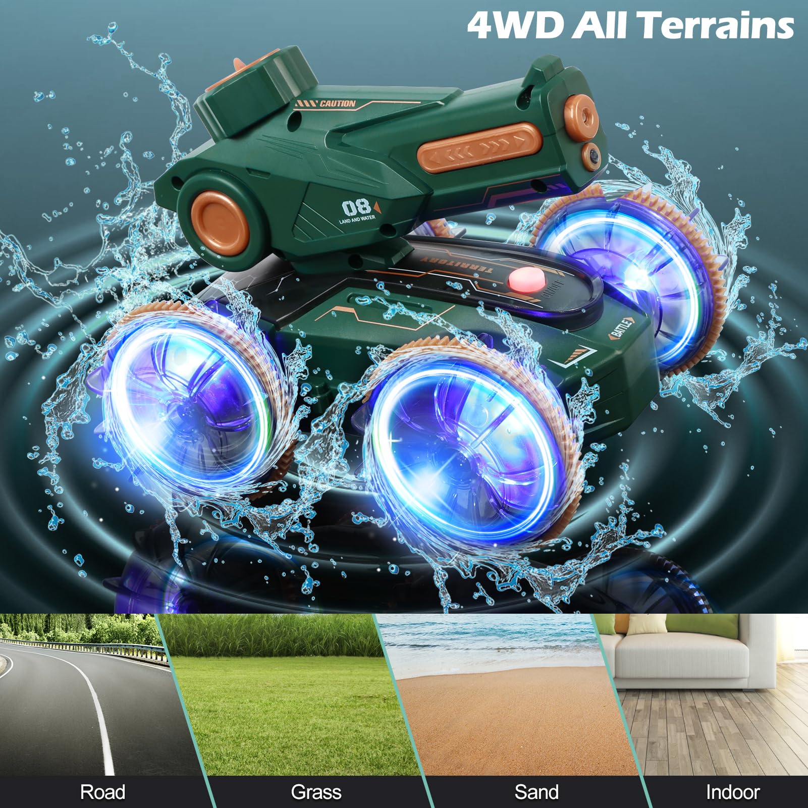 Remote Control Car Water Squirt Tank