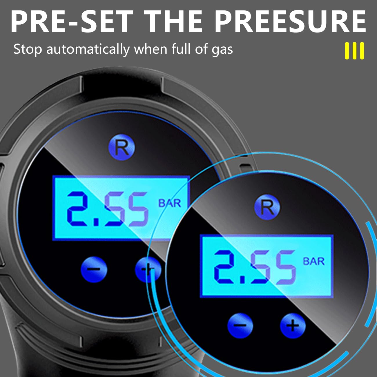 Cordless Air Compressor Tire Inflator