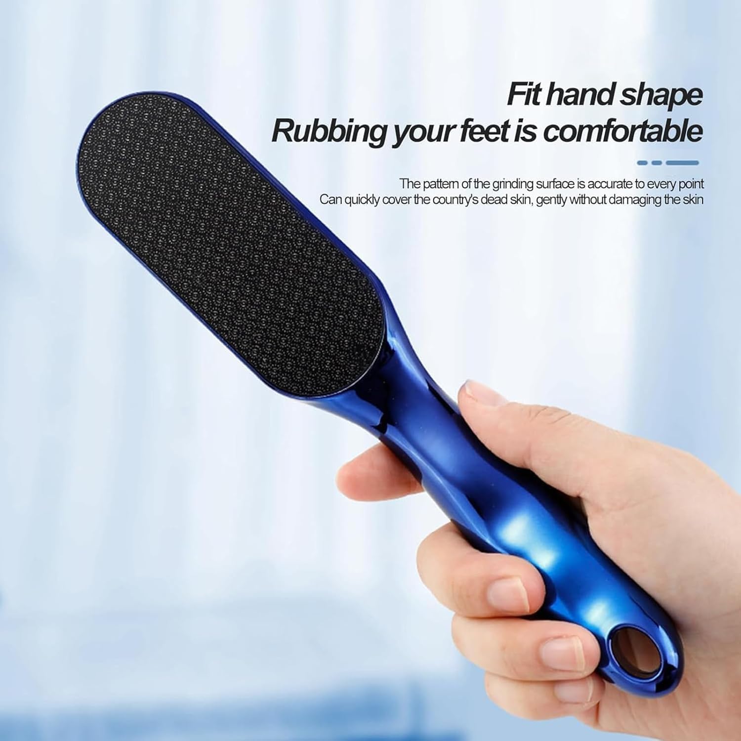  Nano Glass Foot File with Non-Slip Ergonomic Handle