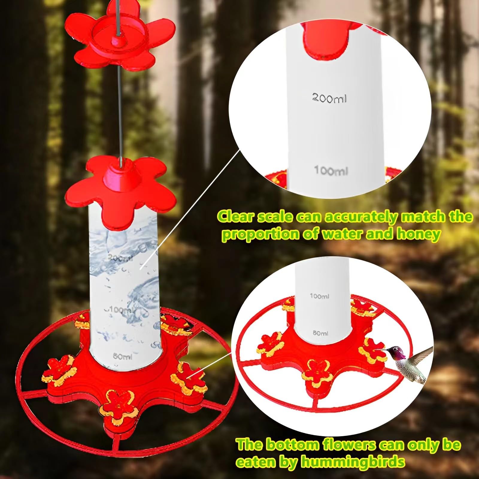 2025 New Hummingbird Nectar Feeder