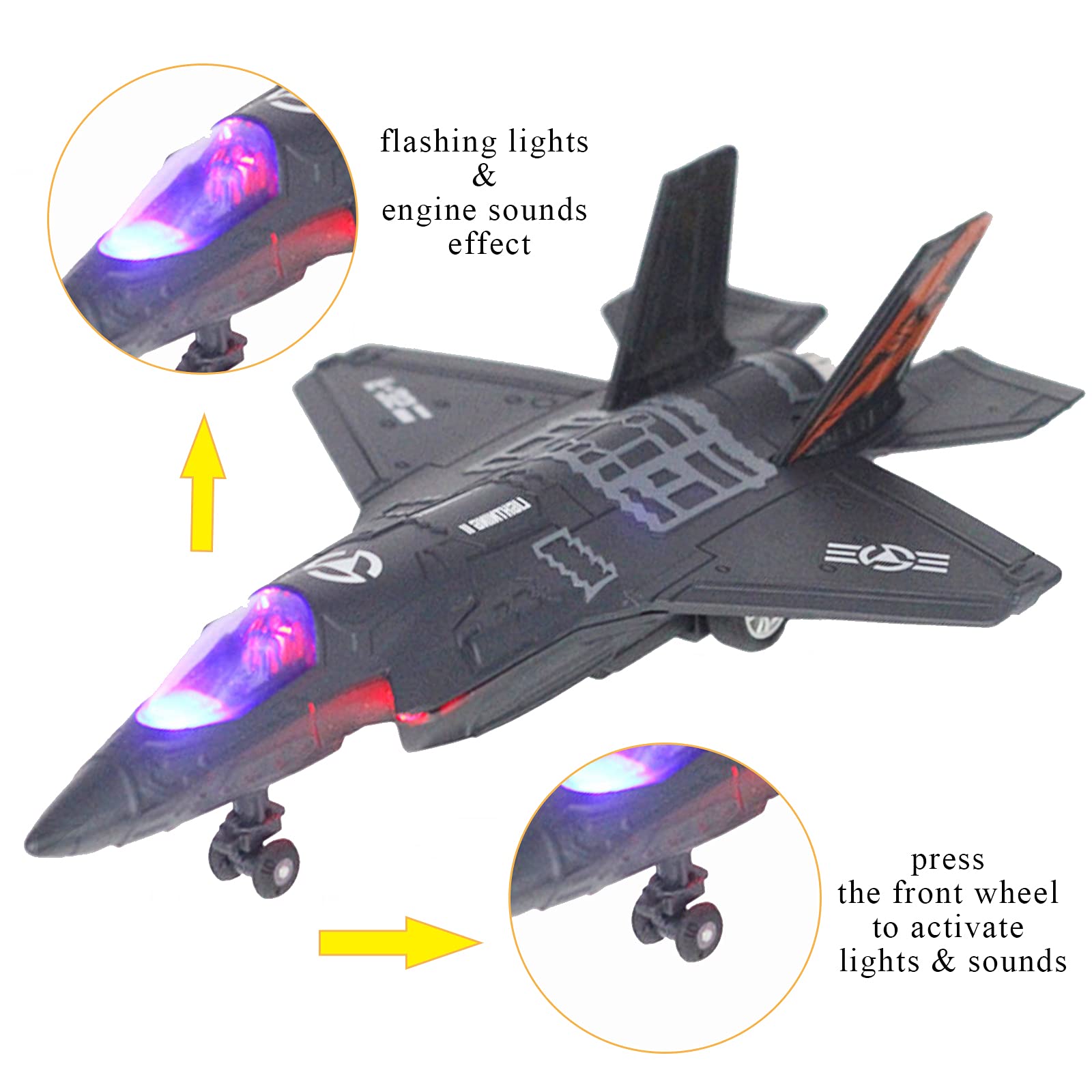Metal Fighter Jet Military Plane Model