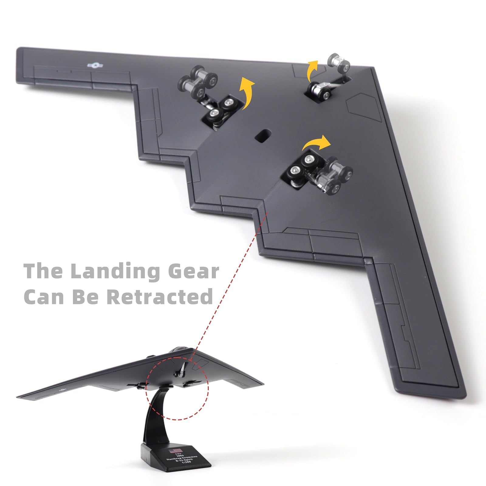 Metal Fighter Jet Military Plane Model With Display Stand