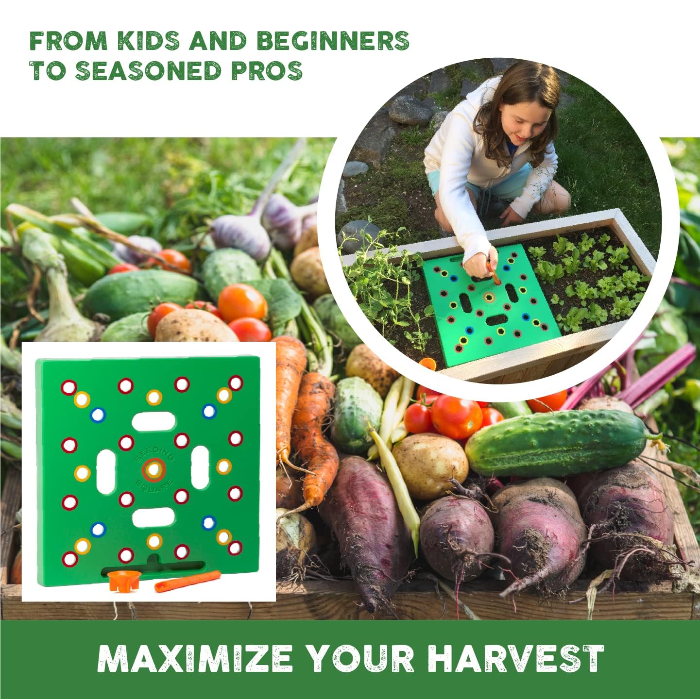 Seeding Square - Seed and Seedling Spacer Tool