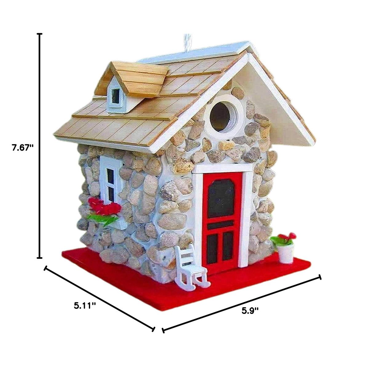 🐦Stone Cottage Bird House