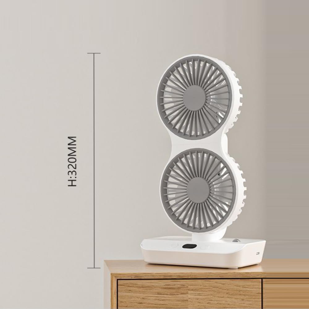 ✨ 2025 New Upgraded Dual Head USB Fan🎁