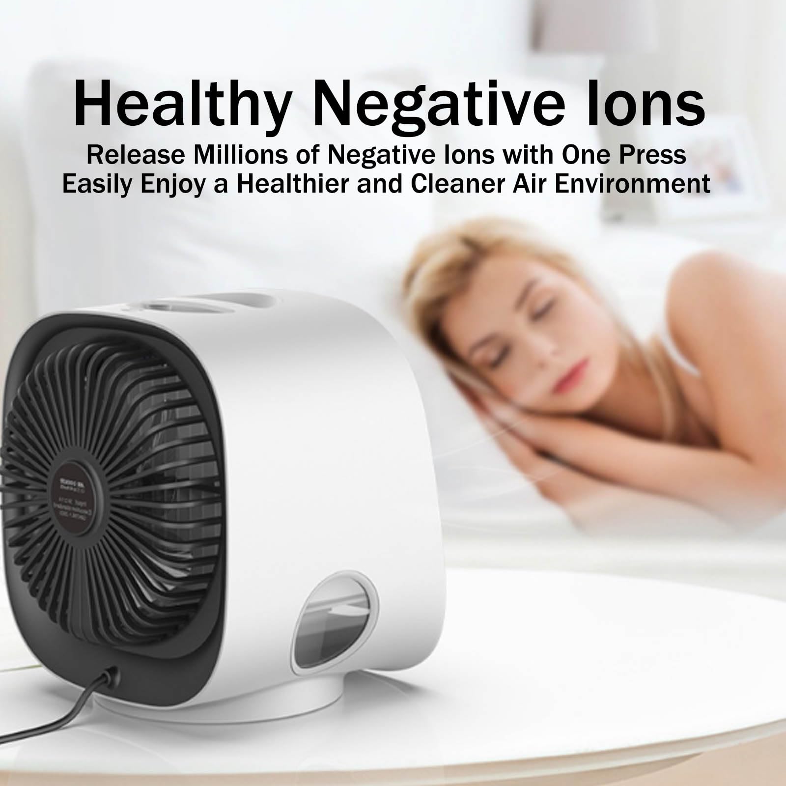 2025 Air Cooler with LED Nightlight