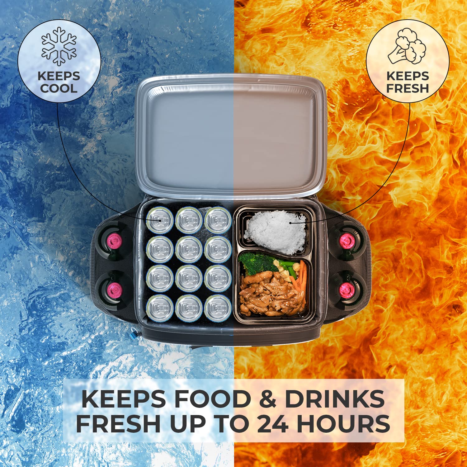 Backpack Cooler Insulated Leak Proof