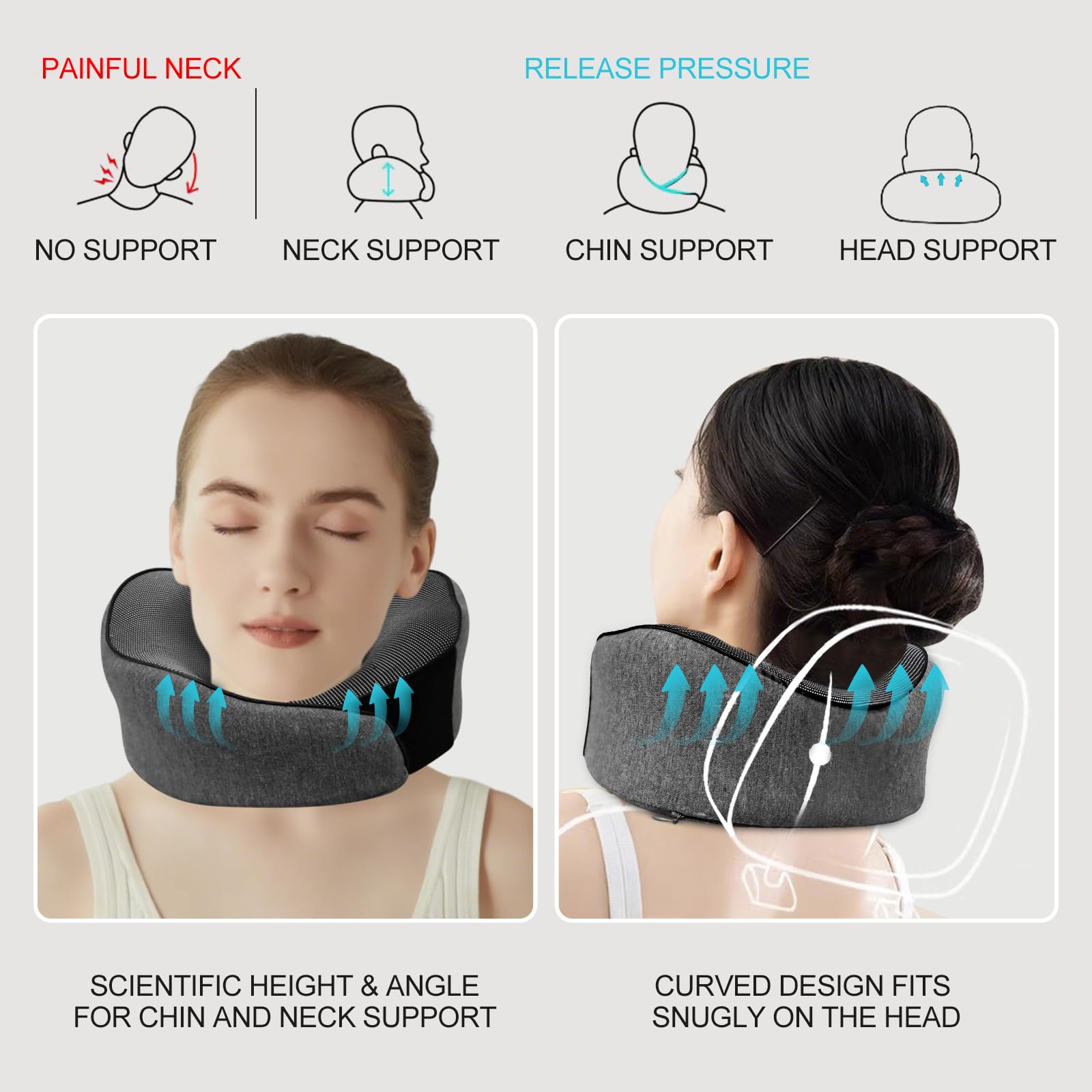 360° Support Pillows for Sleeping
