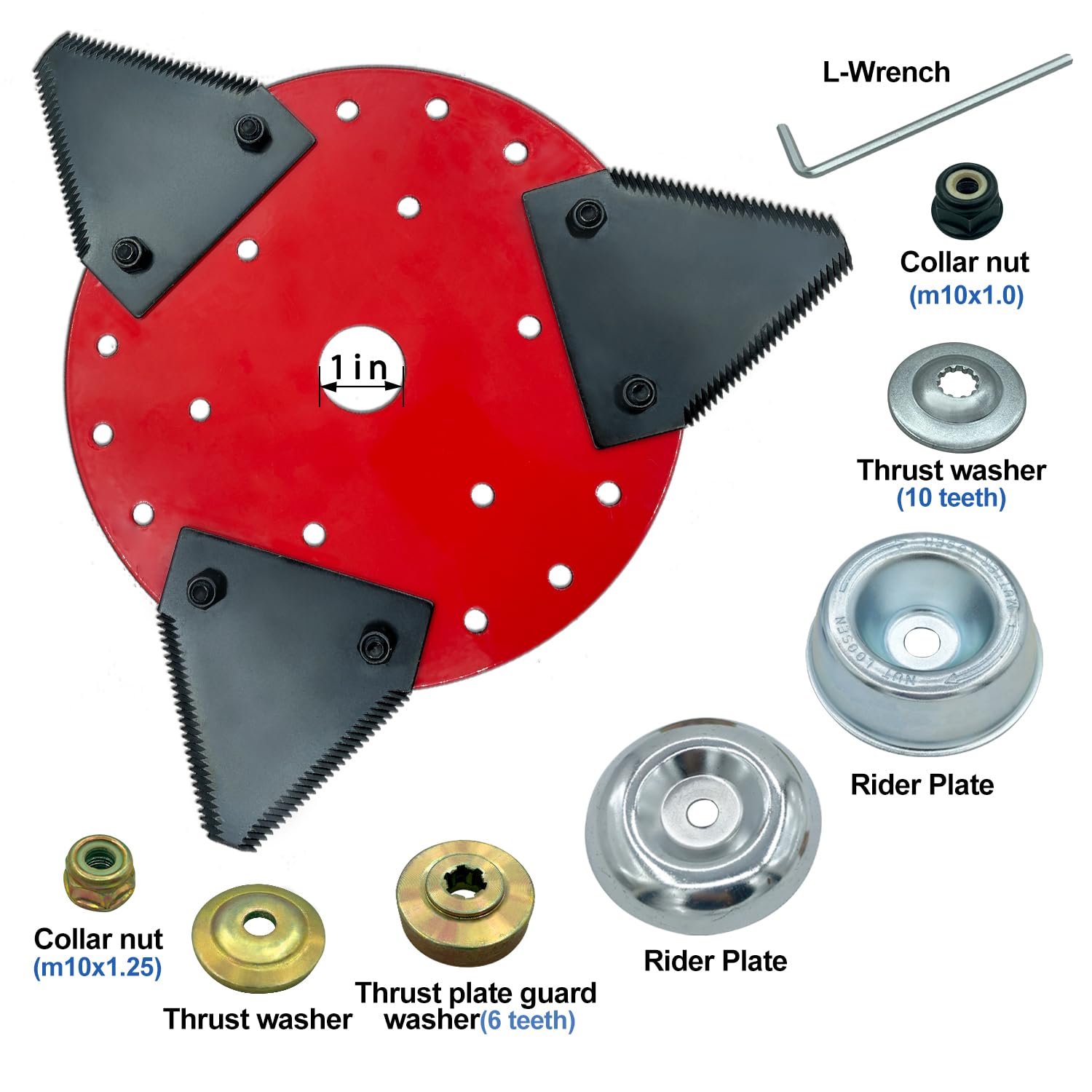 Steel Weed Trimmer Head Brush Cutter Blade