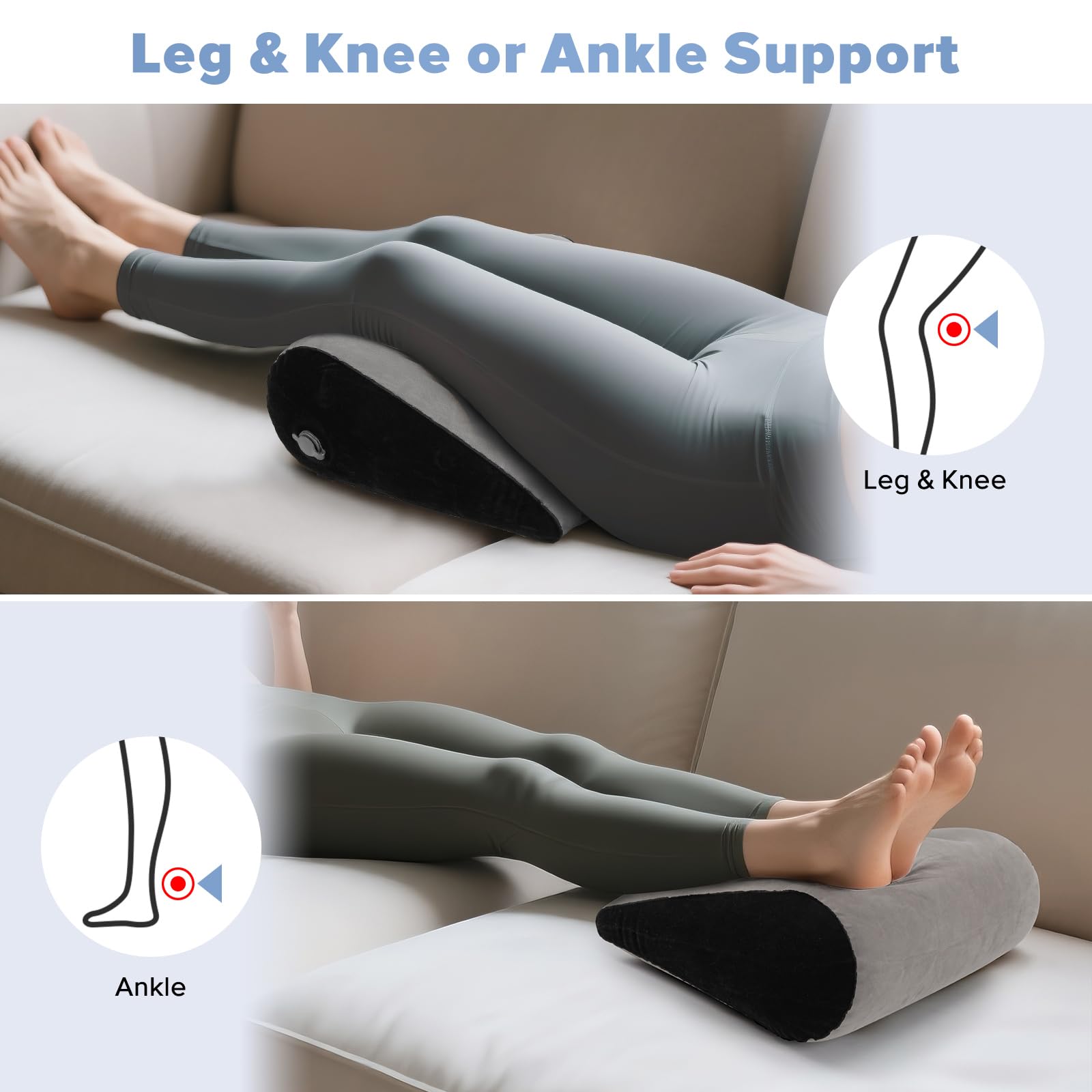 Portable Wedge Pillow Inflatable Cushion