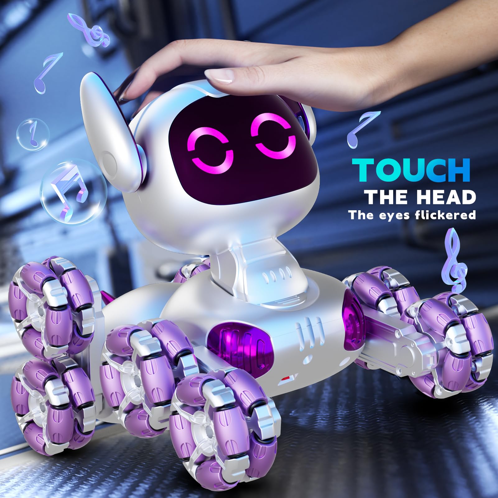 Remote Control Robots Dog Toys with Auto-Demonstration