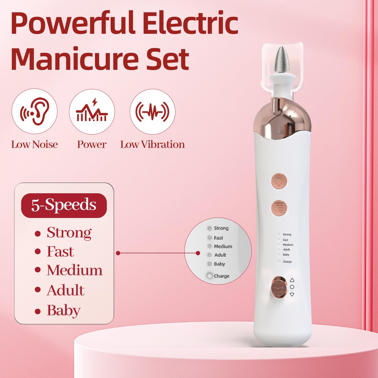 Professional Nail Grinder for Senior Thick Toenail、Onychomycosis